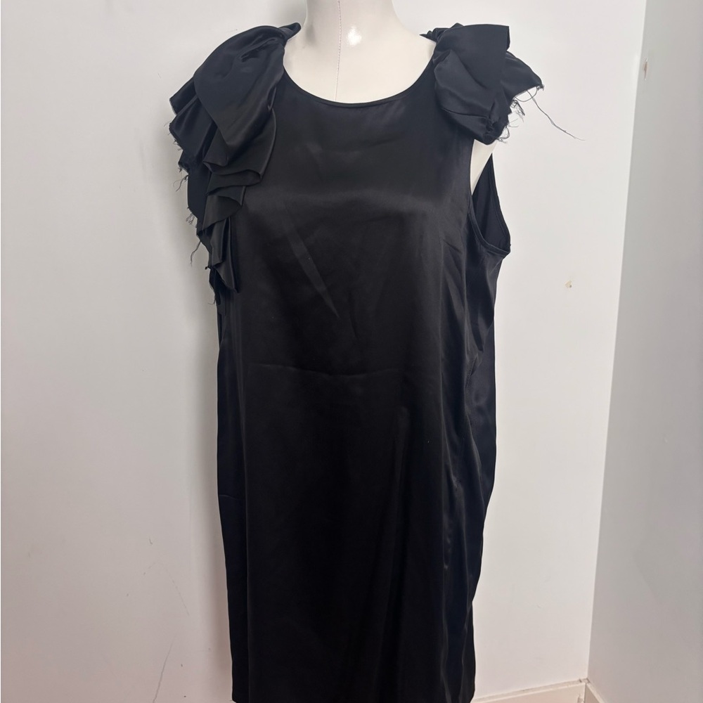 Designer Serpico Black Sleeveless Dress
